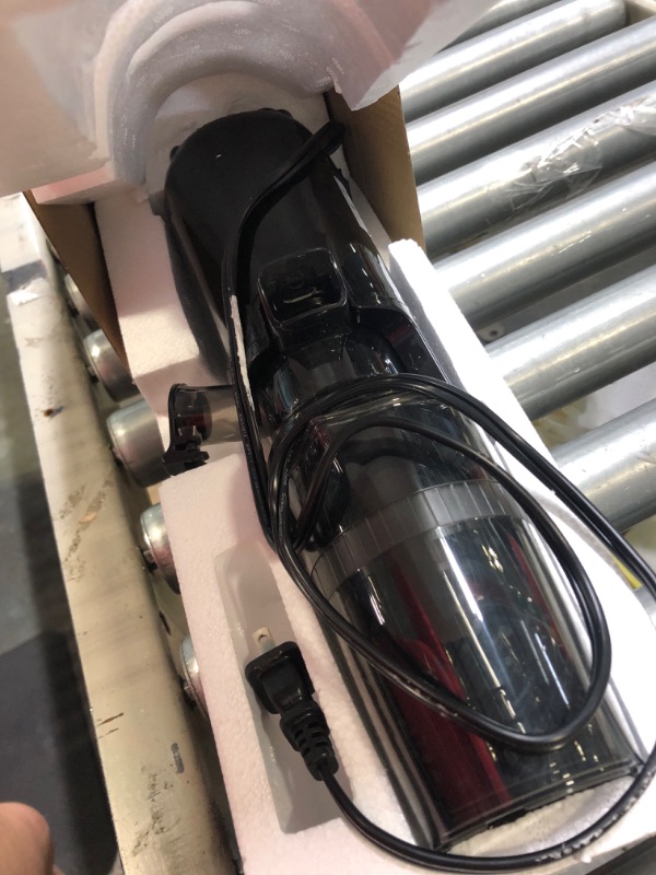 Photo 1 of Elite Gourmet EJX600 Compact Small Space-Saving Masticating Slow Juicer, Cold Press Juice Extractor, Nutrient and Vitamin Dense, Easy to Clean, 16 oz Juice Cup, Charcoal Grey