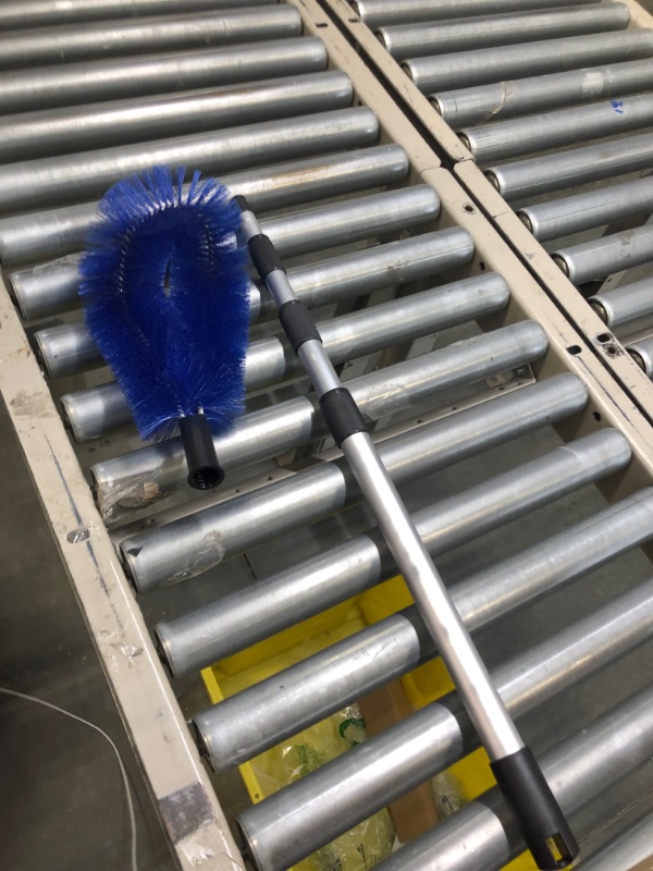 Photo 1 of BJADE'S Gutter Cleaning Brush Gutter Guard Cleaner Tools with Extendable Telescopic Pole,Easy Remove Leaves and Debris from the Ground
