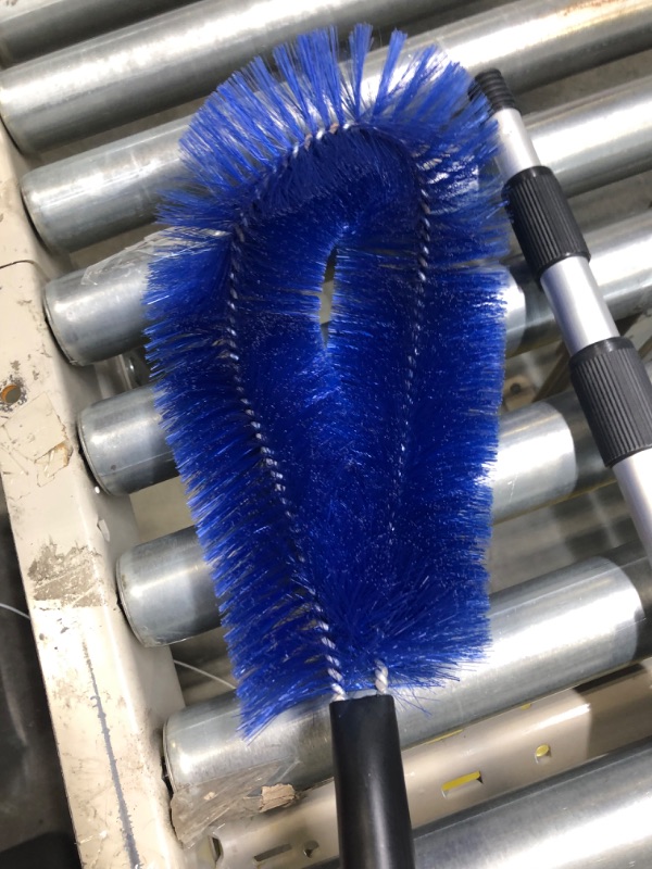 Photo 1 of BJADE'S Gutter Cleaning Brush Gutter Guard Cleaner Tools with Extendable Telescopic Pole,Easy Remove Leaves and Debris from the Ground
