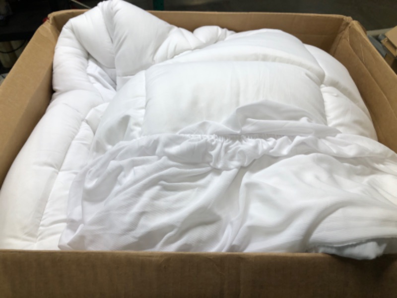 Photo 3 of  Comforter Queen Size,Down Duvet Insert 50 OZ,100% Cotton Shell,with Corner Tabs, White
