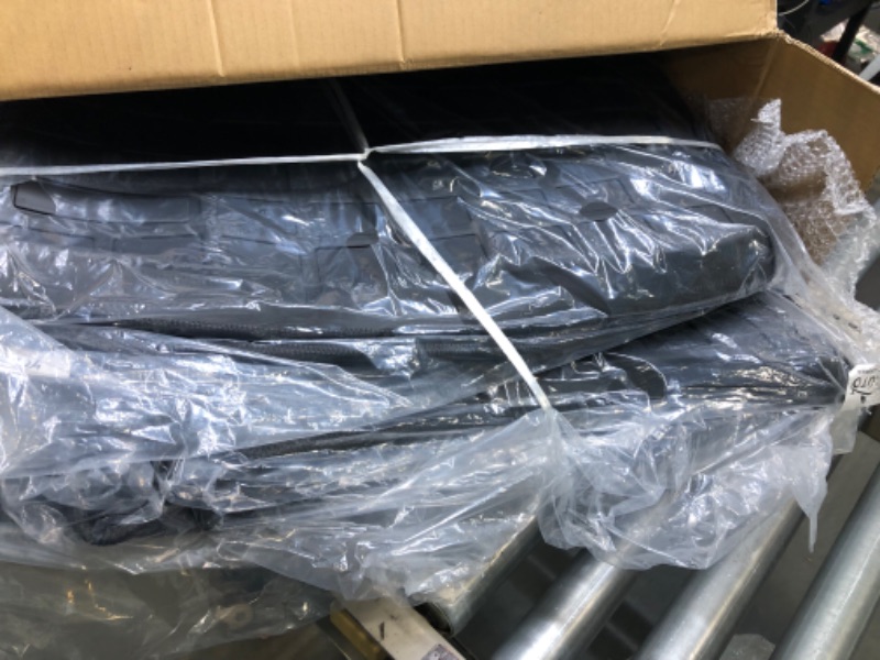 Photo 1 of EHAUTO Tesla Model Y Accessories 2023 2022 5 Seater, Tesla Model Y All Weather Floor Mats, Cargo Cover Liners and 2nd Row Rear Back Covers, 9pcs Floor+Storage+Cargo mat