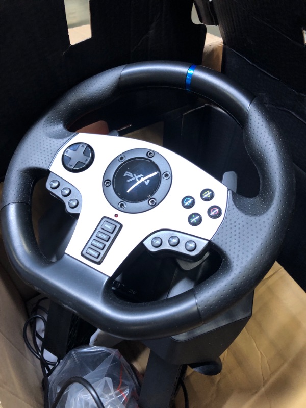 Photo 3 of PXN V9 Gaming Racing Wheel with Pedals and Shifter, Steering Wheel for PC, Xbox One, Xbox Series X/S, PS4, PS3 and Nintendo Switch