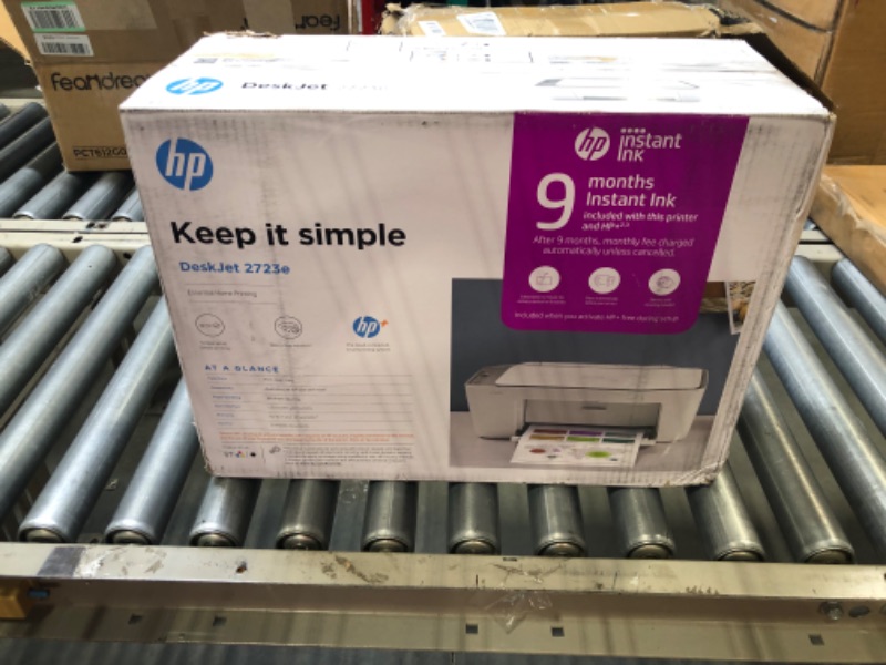 Photo 2 of HP DeskJet 2723e All-in-One Printer with Bonus 9 Months of Instant Ink