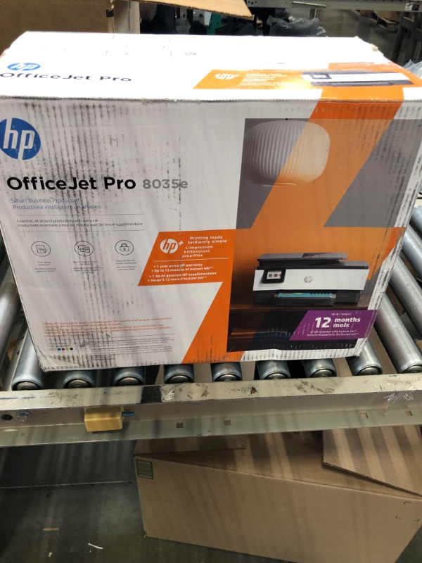 Photo 2 of Printer Only - HP OfficeJet Pro 8035e Wireless Color All-in-One Printer (Basalt) up to 12 months Instant Ink with HP+ (1L0H6A)