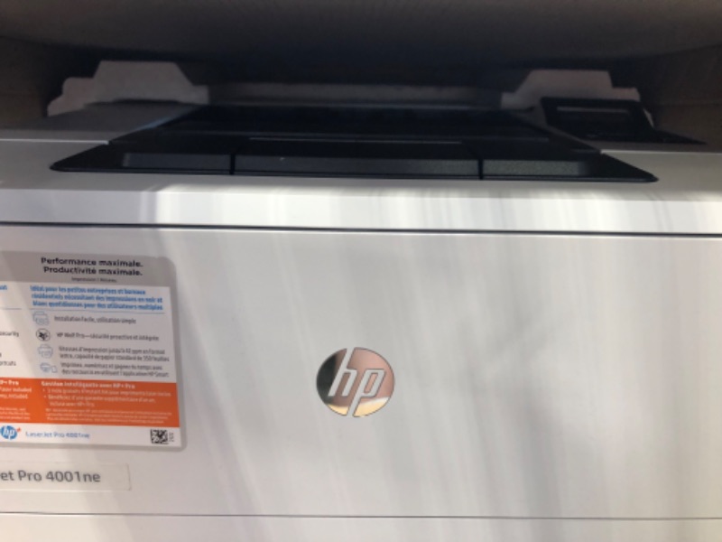 Photo 3 of HP LaserJet Pro 4001ne Black & White Printer with HP+ Smart Office Features