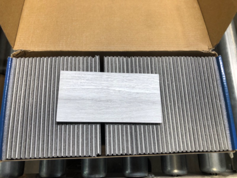 Photo 1 of Art3d 102-Piece Peel and Stick Tile Backsplash for Kitchen Bathroom, 3in. × 6in. Stick on Subway Tile White-Washed Wood Plank 3" X 6“ White-washed 102