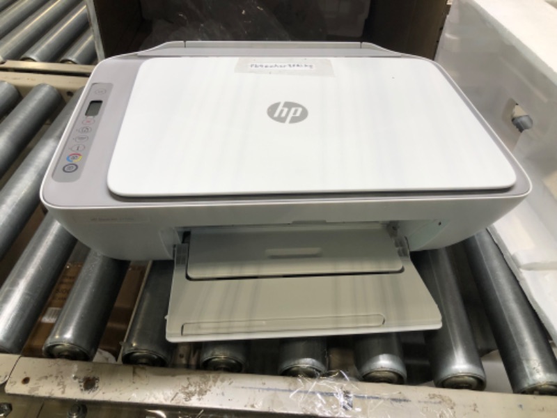 Photo 3 of HP DeskJet 2755e Wireless Color All-in-One Printer, (White)