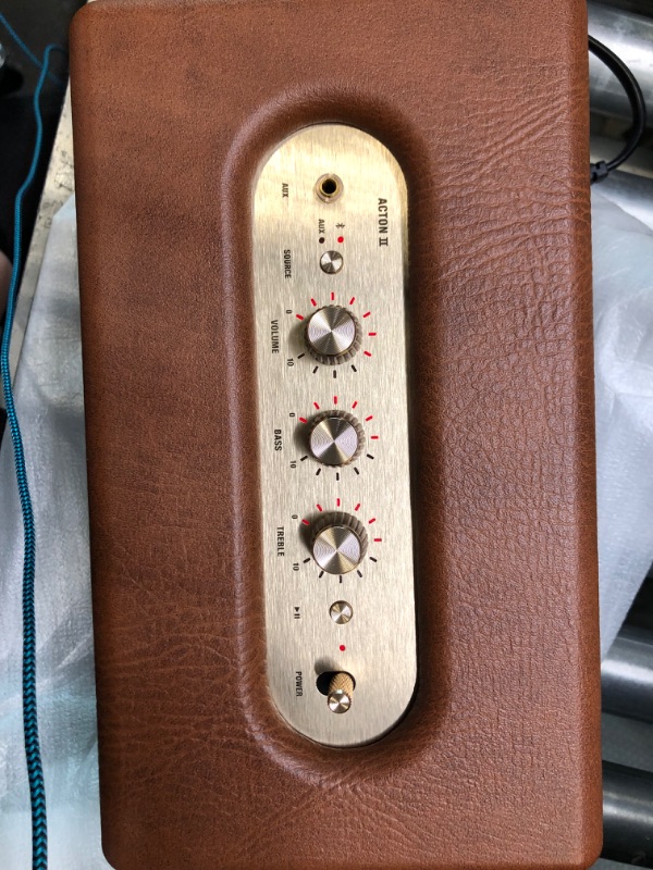 Photo 3 of Marshall Acton II Bluetooth Speaker, Brown