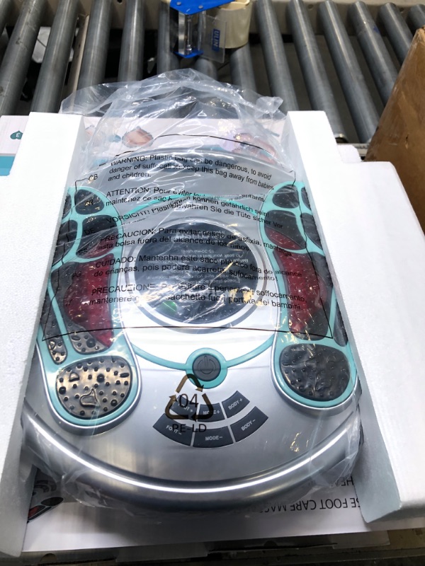 Photo 1 of Creliver Essential EMS Foot Circulation Stimulator, Electric Foot Therapy for Neuropathy Pain Relief, EMS Feet Legs Massager Machine Relieves Swollen Feet and Ankles (FDA Authentication) Green