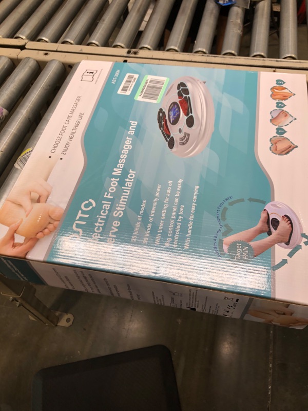 Photo 1 of Creliver Essential EMS Foot Circulation Stimulator, Electric Foot Therapy for Neuropathy Pain Relief, EMS Feet Legs Massager Machine Relieves Swollen Feet and Ankles (FDA Authentication) Green