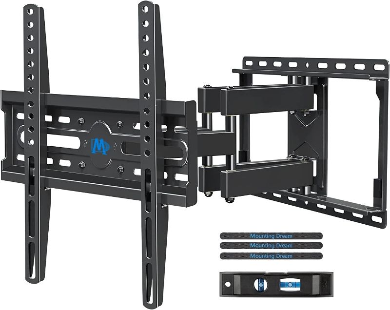 Photo 1 of 
all Mount Full Motion for Most 37-75 Inch LED LCD OLED TVs, Wall Bracket TV Mount Articulating Swivel Tilt Extension Leveling Holds up to 132lbs Max VESA 600x400mm Fits 12/16" Wood
