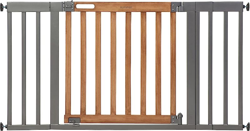 Photo 1 of 
Summer West End Extra Wide Safety Pet and Baby Gate, 36"-60" Wide, 30" Tall, Pressure or Hardware Mounted, Install Wall to Wall in Doorway