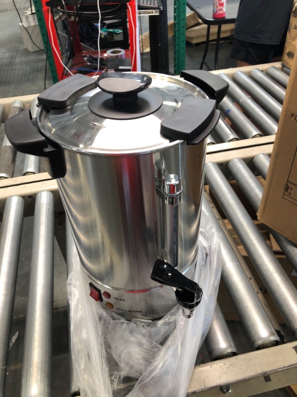 Photo 2 of  Coffee Urn, 30 Cups, Stainless Steel