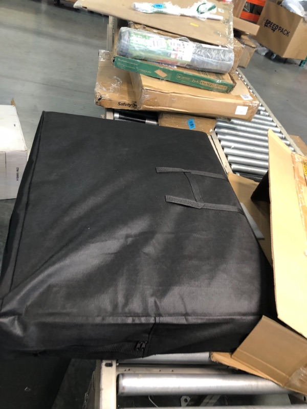 Photo 1 of AmazonCommercial Portable Folding Massage Table with Carrying Case - Black