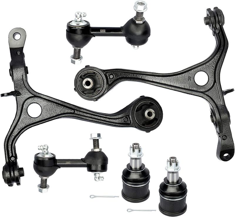 Photo 1 of 6PC Front Lower Control Arms w/Ball Joints and Sway Bar Links for 2003 2004 2005 2006 2007 for Honda Accord - [2004-08 for Acura TSX]