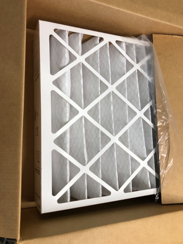 Photo 1 of Aerostar 20x25x4 MERV 13 Pleated Replacement Air Filter for Honeywell FC100A1037, 1 Pack (Actual Size: 20" x 24 3/4" x 4 3/8")