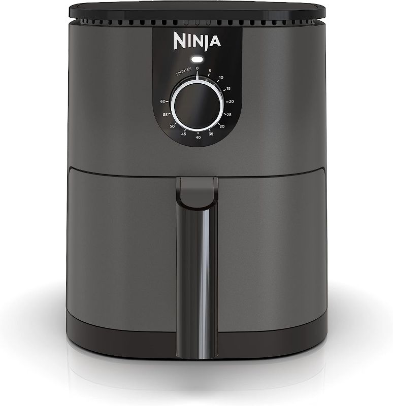 Photo 1 of Ninja AF080 Mini Air Fryer, 2 Quarts Capacity, Compact, Nonstick, with Quick Set Timer, Grey