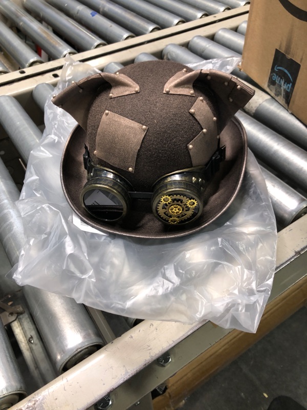 Photo 1 of GRACEART Steampunk Top Hat for Women Gears for Men with Removable Goggle A Head circumferences=58cm