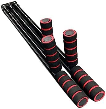 Photo 1 of DOMINTY 3 Bar Leg Stretcher Leg Split Extension Device Iron Leg Support Yoga Exercise Martial Arts Gym Flexibility Stretching Machine Stretching Equipment Martial Arts Stretch Yoga Gym, Black
