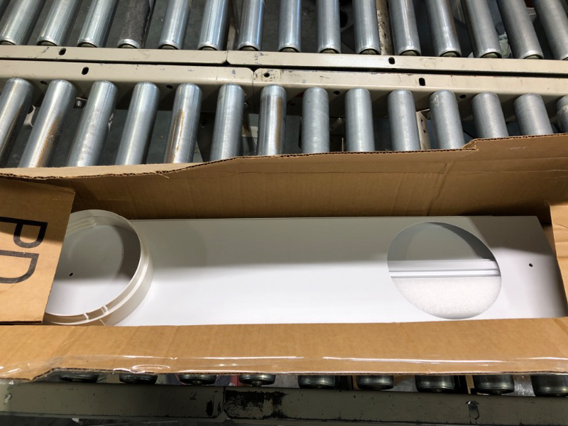 Photo 2 of A-KARCK Window Seal Plates Kit for Air Conditioners, Adjustable Length Window Vent Kit for Sliding Windows, Suitable for 5.9 Inch Exhaust Hose 5.9" Diameter not sure if all hardware is included