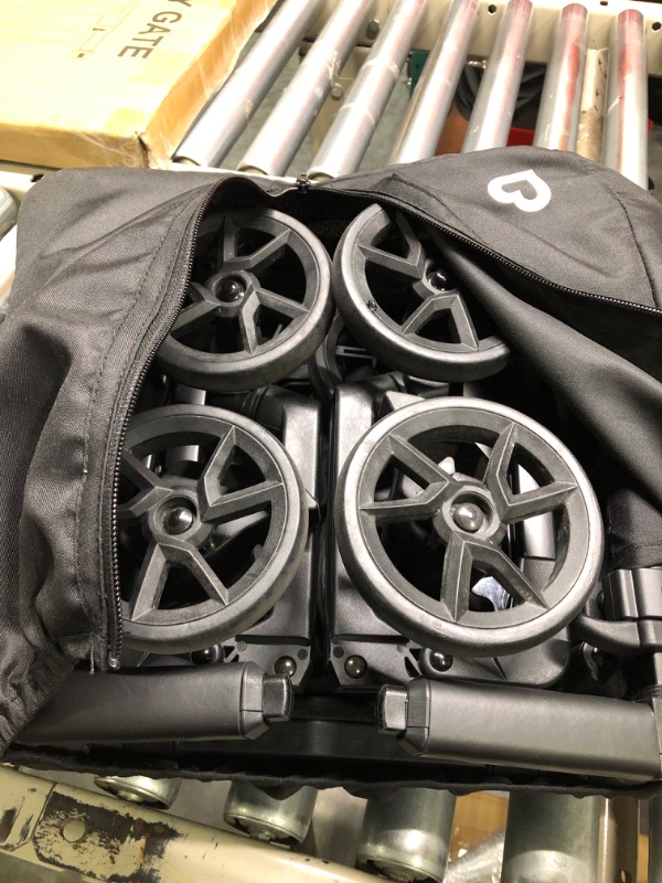 Photo 1 of Amazon Basics Collapsible Folding Outdoor Utility Wagon with Cover Bag, Black