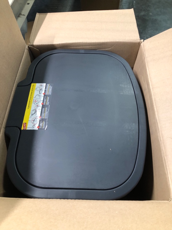 Photo 1 of Glad 20 Gallon / 75 Liter Extra Capacity Plastic Step Trash Can with CloroxTM Odor Protection | Fits Kitchen Pro 20 Gallon Trash Bags, Black Black 20 Gallon new in box
