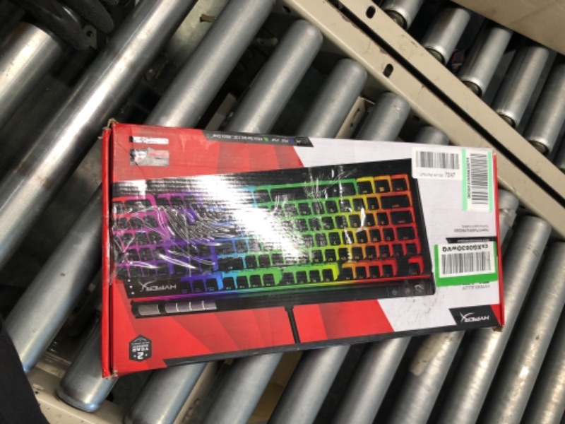 Photo 4 of HyperX Alloy Elite 2 – Mechanical Gaming Keyboard, Software-Controlled Light & Macro Customization, ABS Pudding Keycaps, Media Controls, RGB LED Backlit, HyperX Red & Pulsefire Haste – Gaming Mouse Keyboard + Pulsefire Haste Gaming Mouse