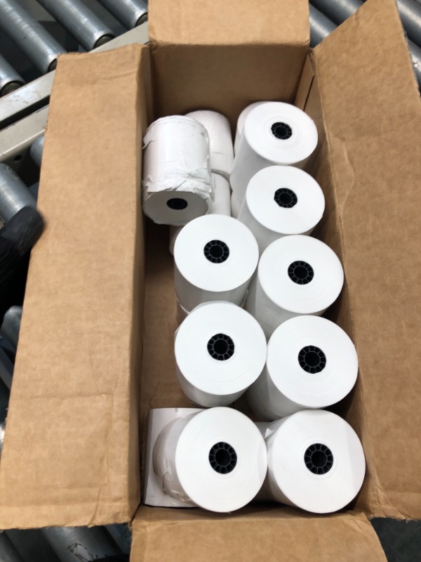 Photo 2 of Thermal Paper for Clover POS (Clover Station Thermal Printer) by Paper Planet | Credit Card Receipt Paper Rolls for Clover C500 C501 C503 C100 P100 | 20 Rolls