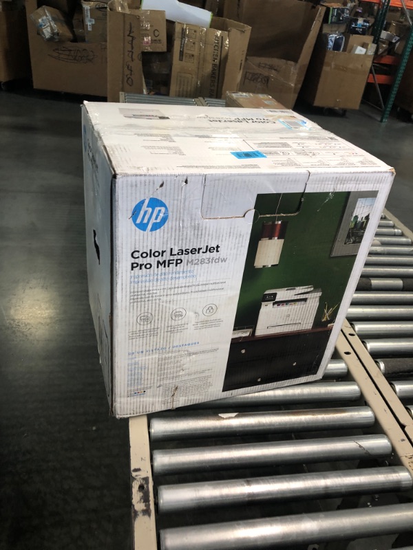 Photo 3 of HP Color Laserjet Pro MFP M283cdw All-in-One Wireless Laser Printer - 50-Sheet ADF, Auto Duplex Printing - Remote Mobile Print Scan Copy Fax, 22ppm, 8.5x14, 600dpi, Ethernet, Cbmoun Printer_Cable