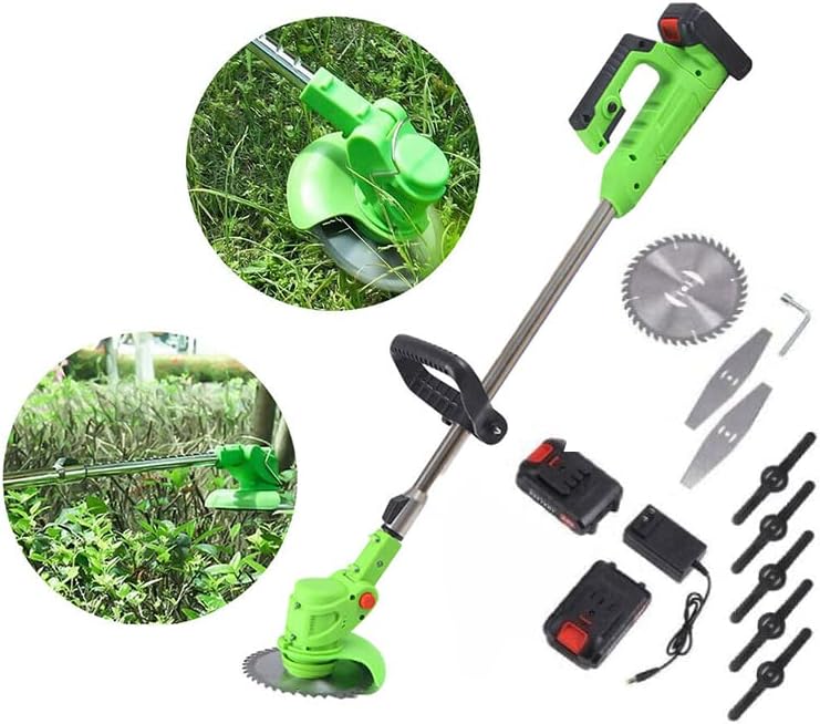 Photo 1 of 
Electric Weed Wacker, 600W Cordless Grass Trimmer 24V Weed Eater Battery Powered 51" Waterproof & Height Adjustable Brush Cutter with 8 Blades and 2...