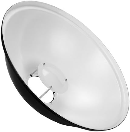 Photo 1 of Fotodiox Pro 16in (40cm) All Metal Beauty Dish with Balcar (Alien Bees / Einstein / White Lightning) Insert - Soft White Interior