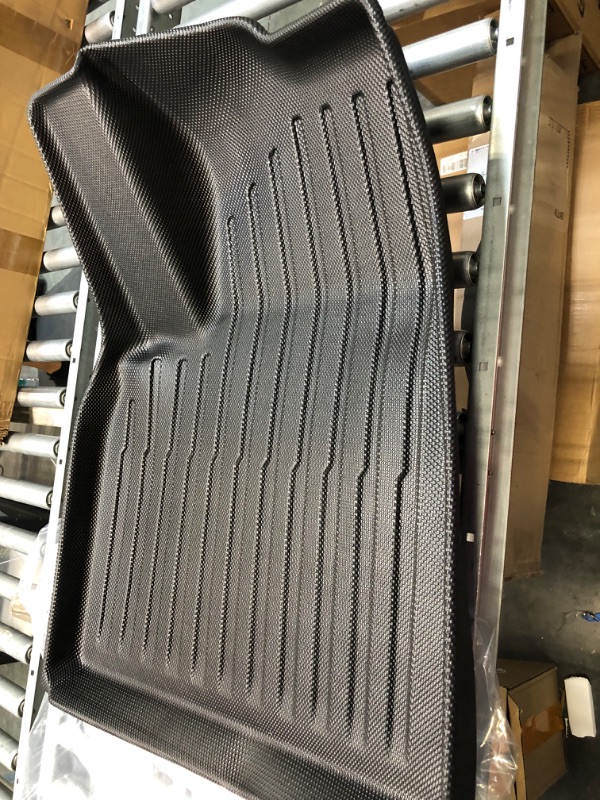 Photo 4 of 
Model 3 Floor Mats Compatible with 2021 2022 2023 Tesla Model 3?All Weather Protection 3D Tech Waterproof Durable Anti-Slip Flexible TPE Floor Liners Front ? Rear Row Custom-Fit Set Accessories