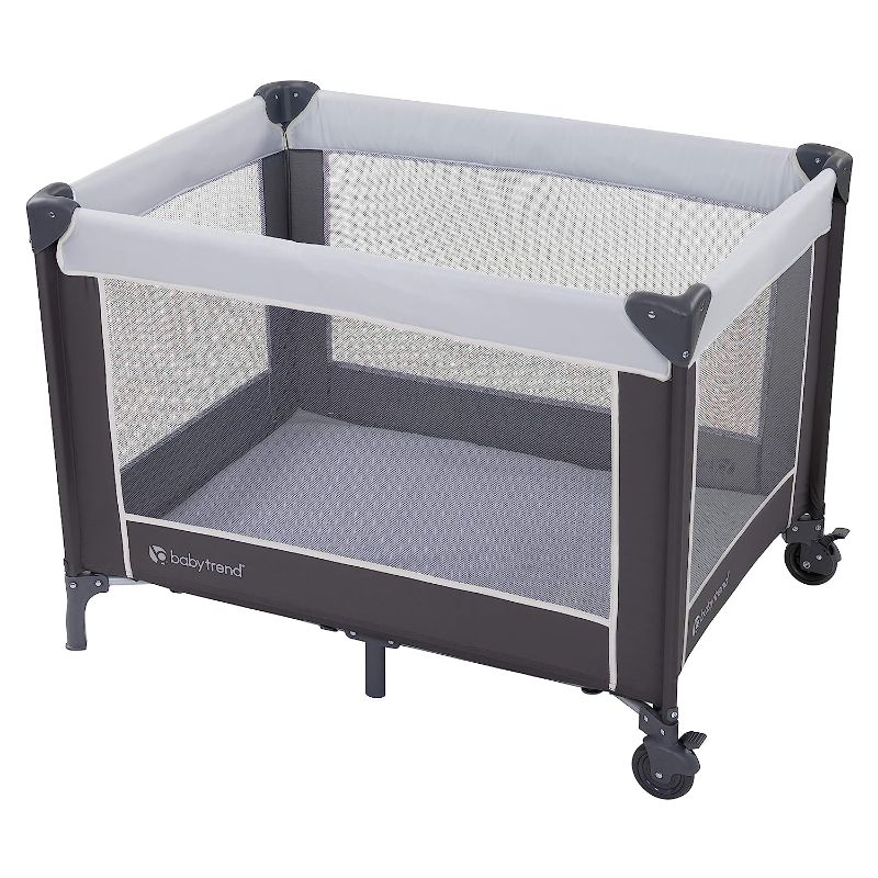 Photo 1 of Baby Trend Portable Playard, Midnight
