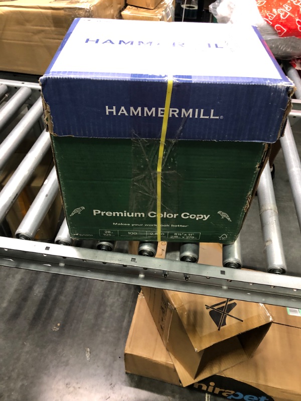 Photo 1 of COMPATIBLE WITH Hammermill® Copy Paper, 100 Brightness, 28lb, 8-1/2 x 11, Photo W 010199102454