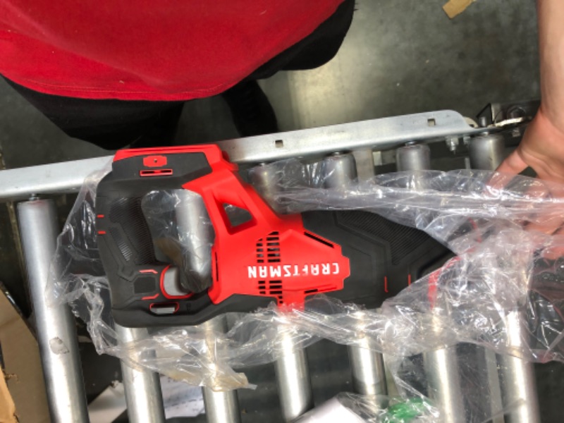 Photo 3 of ??CRAFTSMAN V20 Reciprocating Saw, Cordless, 3,000 RPM, Variable Speed Trigger, Quick Easy Blade Change, Bare Tool Only (CMCS300B)
