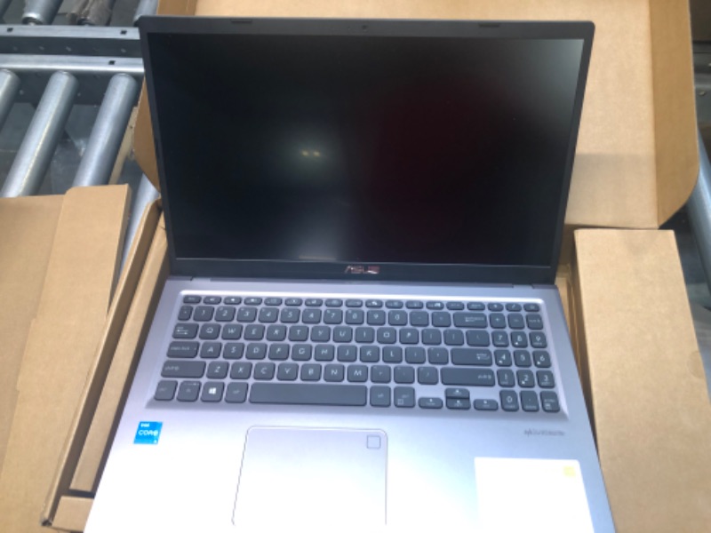 Photo 3 of ASUS VivoBook 15 F515 Thin and Light Laptop, 15.6” FHD Display, Intel Core i3-1005G1 Processor, 4GB DDR4 RAM, 128GB PCIe SSD, Fingerprint Reader, Windows 10 Home in S Mode, Slate Grey, F515JA-AH31