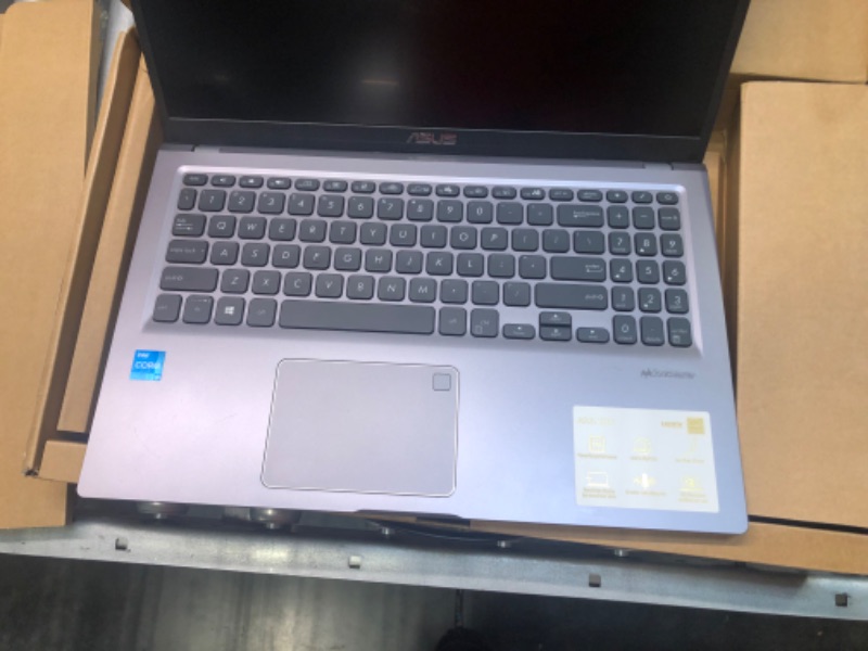 Photo 4 of ASUS VivoBook 15 F515 Thin and Light Laptop, 15.6” FHD Display, Intel Core i3-1005G1 Processor, 4GB DDR4 RAM, 128GB PCIe SSD, Fingerprint Reader, Windows 10 Home in S Mode, Slate Grey, F515JA-AH31