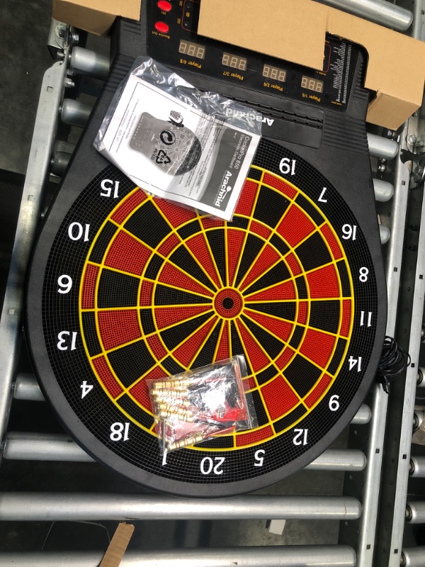 Photo 3 of Arachnid Cricket Pro Tournament-quality Electronic Dartboard with Micro-thin Segment Dividers for Dramatically Reduced Bounce-outs and NylonTough Segments for Improved Durability and Playability