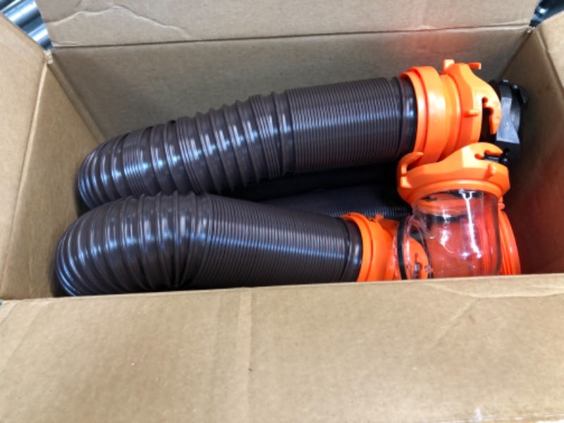 Photo 3 of Camco 39742 RhinoFLEX 20' RV Sewer Hose Kit with Swivel Fitting