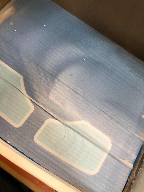 Photo 1 of Hape Wooden Blue Foldable Ride-on Train Table