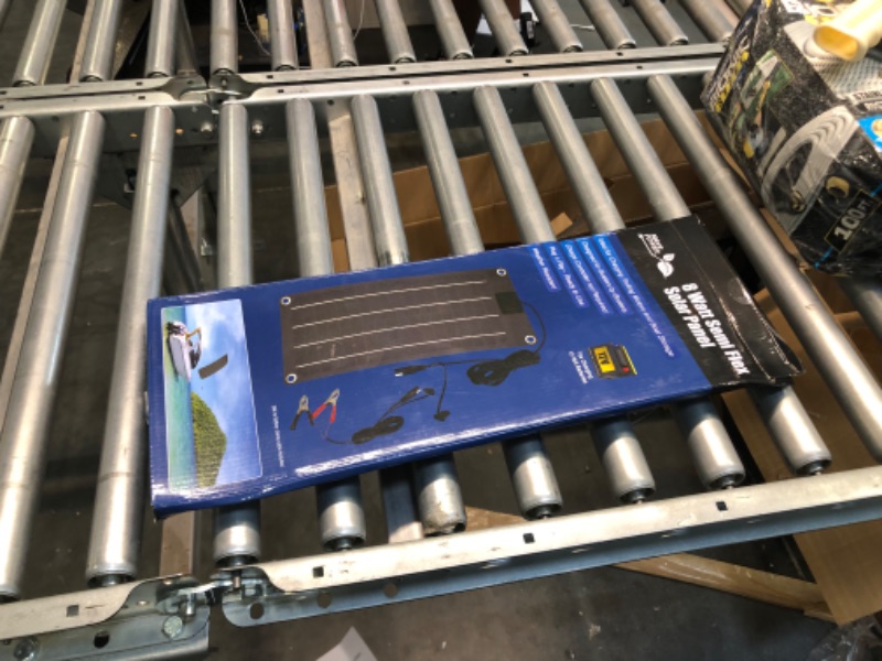 Photo 1 of 8-Watt Semi-Flex Crystalline Solar Panel and 12-Volt Battery Maintainer