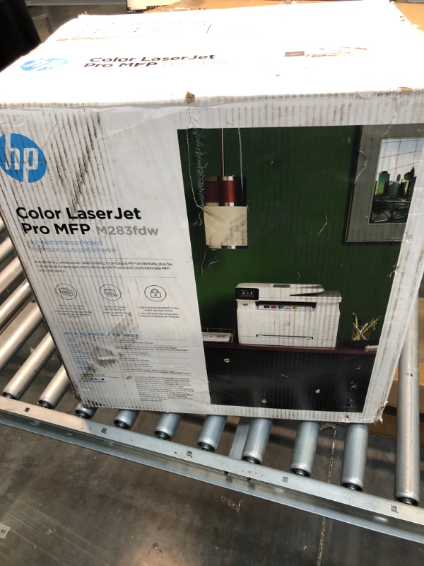 Photo 2 of HP Laserjet Pro M283CDW Wireless All-in-One Color Printer - Home Office Inkjet Printer, Scanner, Copier with Mobile Printing & 3-in-1 Functionality (Renewed)