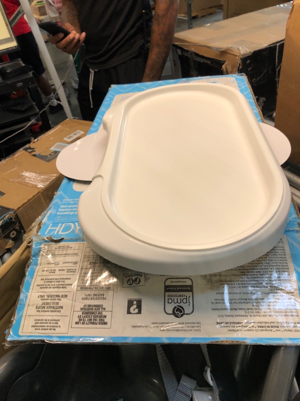 Photo 1 of Fisher-Price Deluxe High Chair – Gray Tribal, Convertible Infant-to-Toddler Dining Chair and Booster seat with Easy Clean up Features