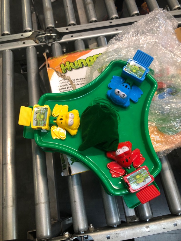 Photo 1 of Hungry Frogs Board Game – Intense Game of Quick Reflexes – Pre-School Game for Ages 3 and Up; for 2 to 3 Players