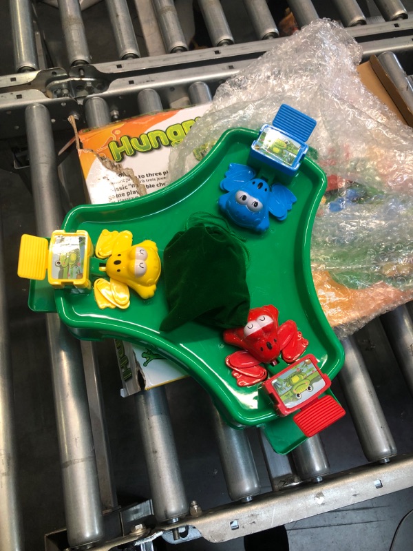 Photo 1 of Hungry Frogs Board Game – Intense Game of Quick Reflexes – Pre-School Game for Ages 3 and Up; for 2 to 3 Players