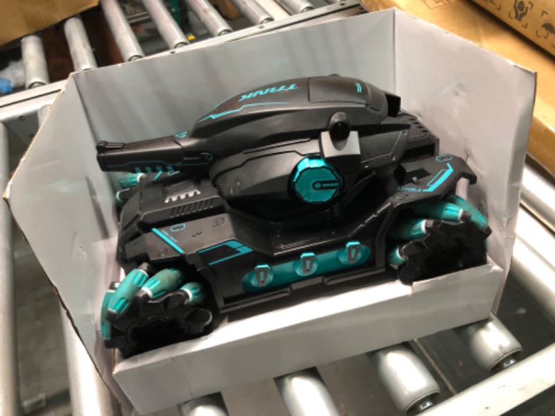 Photo 1 of RC Tank, Shooting Water Bullets(Bomb) Remote Control Tank with 11000pcs Water Shots, 360°Rotating 4WD RC Tank Car Nerf Tank, Toy Tank Gesture RC Car, Hobby RC Cars for Boys & Girls Green