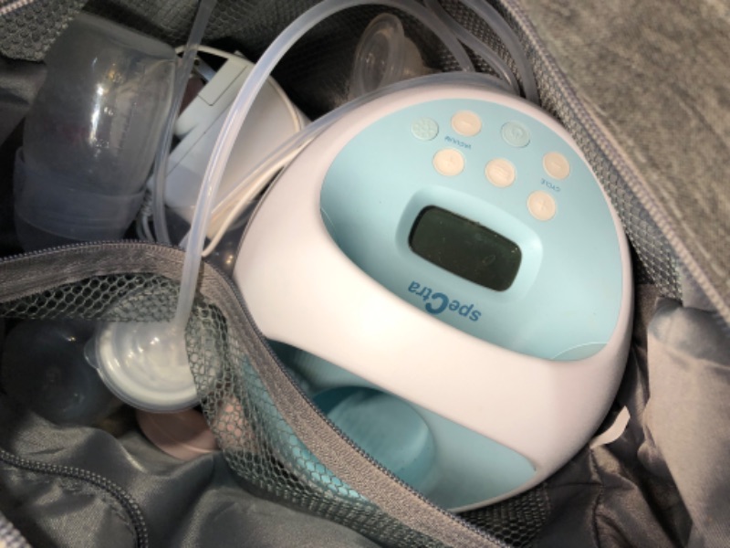 Photo 5 of Spectra - S1 Plus Electric Breast Milk Pump with Tote Bag, Breast Milk Bottles and Cooler for Baby Feeding