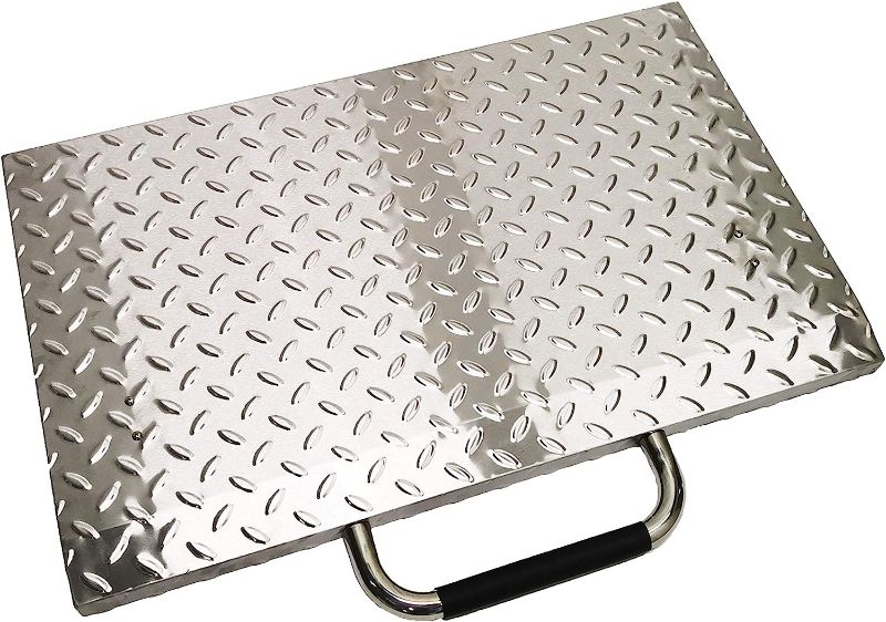 Photo 1 of 28-Inch Griddle Hard Cover for Black Stone 28" Griddle, Stainless Steel Griddle Lid Cover for Flat-Top Cooking Station