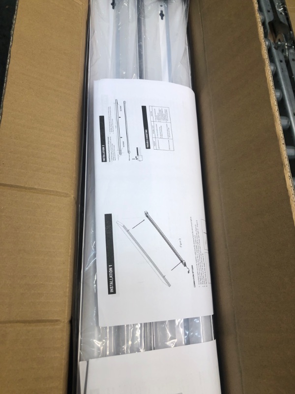 Photo 5 of BBOUNDER 12 Pack Linkable LED Shop Light with Reflector, Super Bright 6500K Cool Daylight, 4400 LM, 4 FT, 48 Inch Integrated Fixture for Garage, 40W Equivalent 250W, Surface & Suspension Mount, Black 6500k Black with Reflector