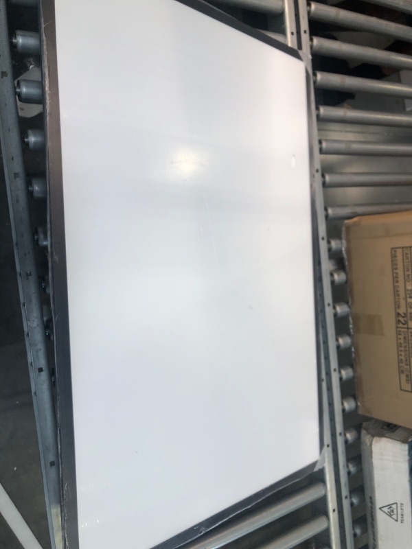 Photo 4 of VIZ-PRO Magnetic Dry Erase White Board, 36 X 24 Inches, Black Aluminium Frame Black 36 X 24 Inches